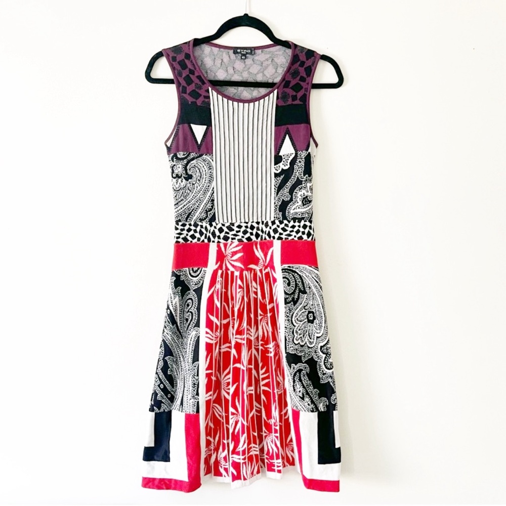 FINAL Etro Abstract Colorful Art to Wear Dress - Picture 1 of 6